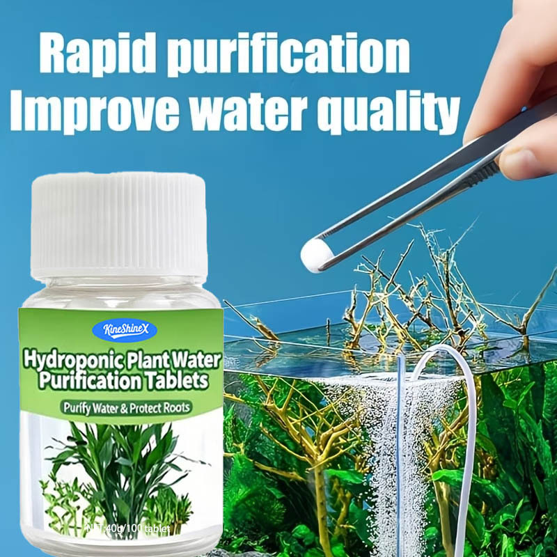 Aquarium Marine Plants - 水耕栽培用浄水タブレット - 水槽、鉢植え、水耕栽培システムに適した即効性浄水剤、水生庭園用