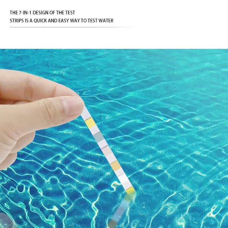 Marine Aquarium Water Testing - 多機能水質検査紙は、プール、スパ、水槽、魚の水槽の水質のための塩素、pH、アルカリ度、硬度を検査するテスト紙です。