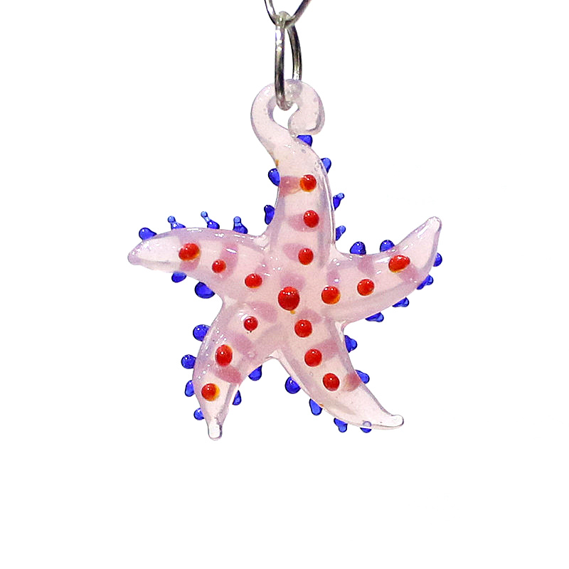 Marine Aquarium & Regional Centre Photos - かわいい海洋動物海星魅力マイクロガラス海星ペンダント装飾品diyジュエリーネックレスブレスレット製作部品や水族館装飾補給品