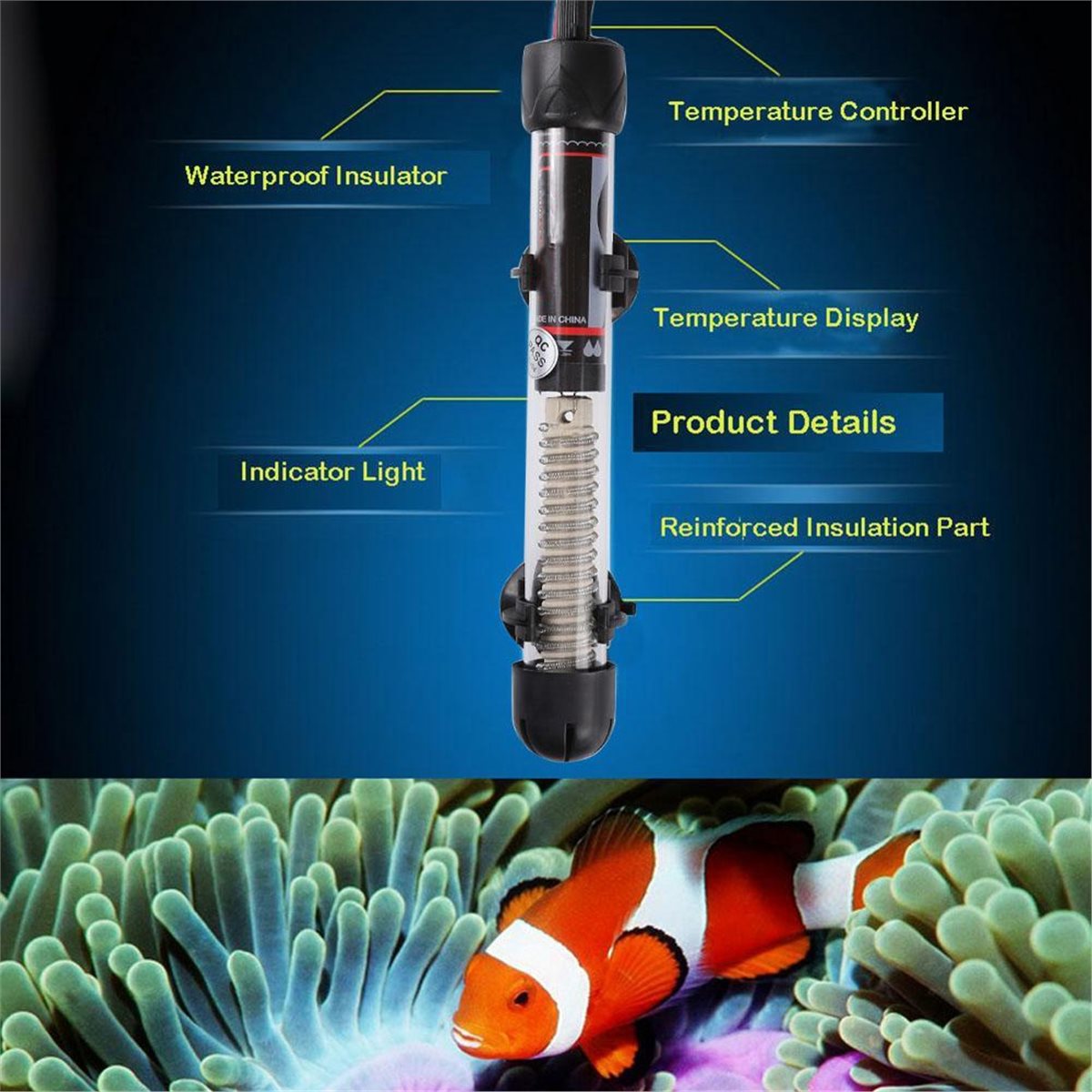 (A02R) 水中水槽ヒーター 25-300W 温度調節可能 - Aquarium & Marine Museum Universiti Malaysia Sabah Kota Kinabalu Sabah Reviews のレビューと価格