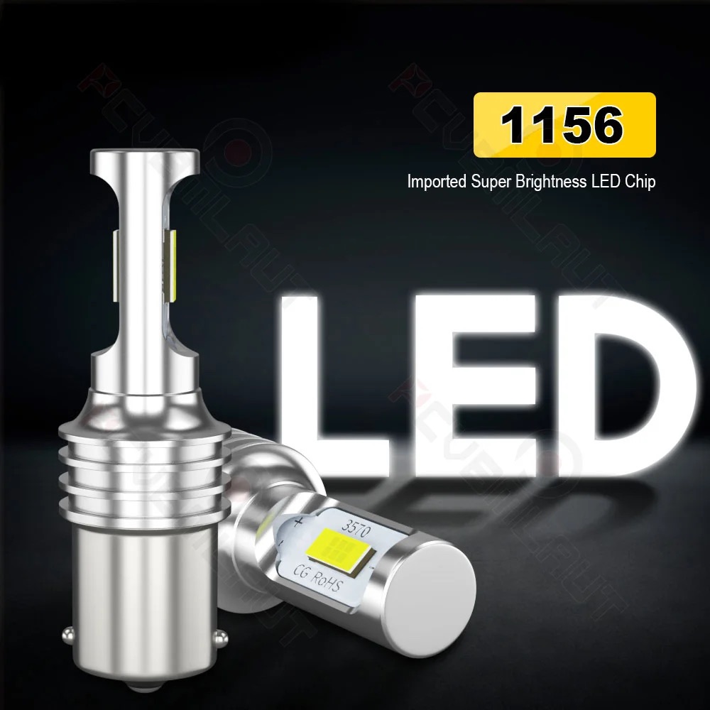 P21W 1156 BA15S LEDバックライト キャンバ - Actinic Blue Led のレビューと価格