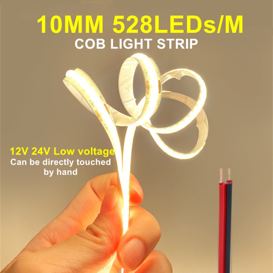 5～1m高密度COB LEDストリップ 12V/24V 52 - Actinic Blue Led のレビューと価格