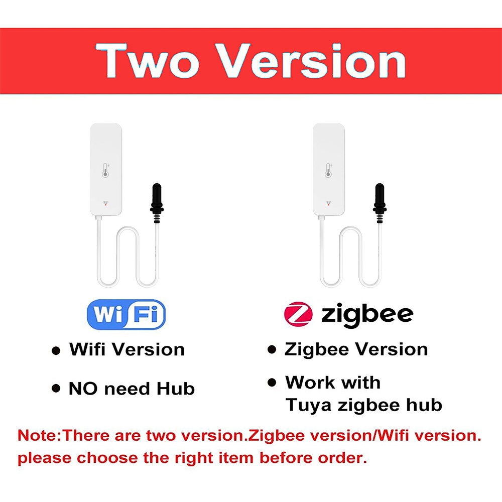 Tuya Wifi Zigbee 温度と湿度センサー 外部プ - Aquarium Marine Plants のレビューと価格