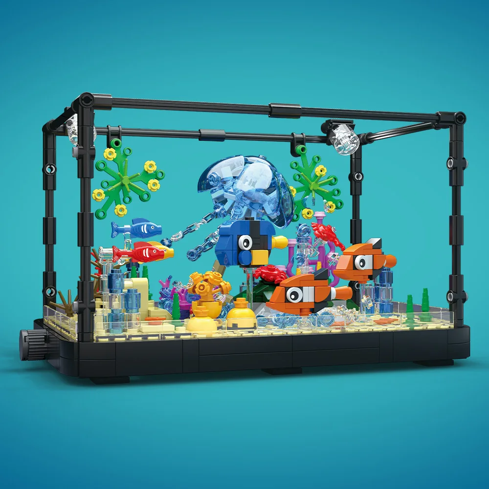 ライト付き水槽ビルディングブロックセット、水槽、海洋カメ、1 - Marine Aquarium & Regional Centre Photos のレビューと価格