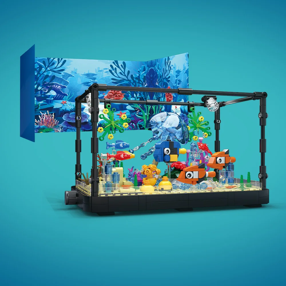 ライト付き水槽ビルディングブロックセット、水槽、海洋カメ、1 - Marine Aquarium & Regional Centre Photos のレビューと価格