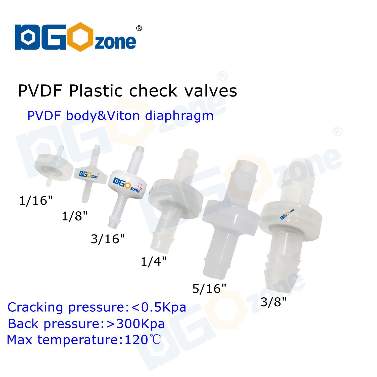 PVDF チェックバルブ ダイヤフラム プラスチック オゾン - Marine Aquarium Ozone Generator のレビューと価格