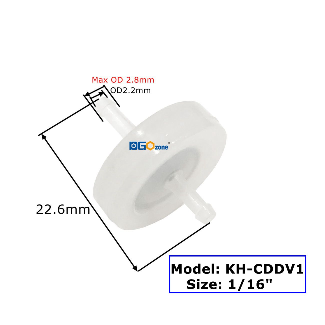 PVDF チェックバルブ ダイヤフラム プラスチック オゾン - Marine Aquarium Ozone Generator のレビューと価格