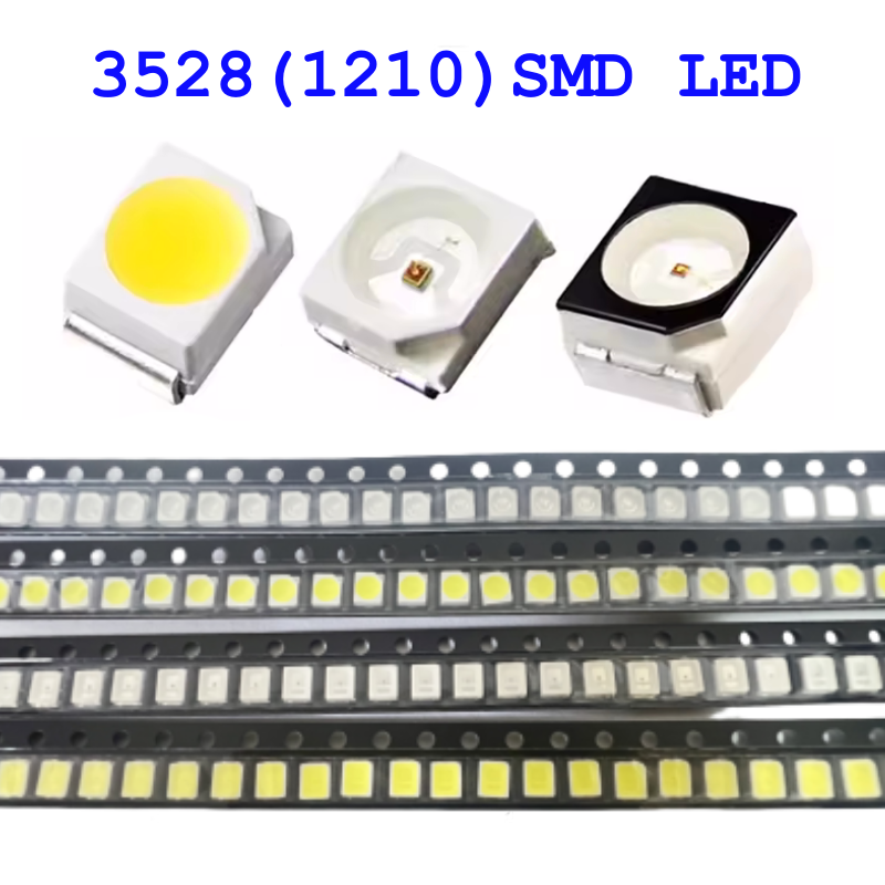 100 個/2000 個/ロット 3528 1210 ダイオ - Actinic Blue Led のレビューと価格