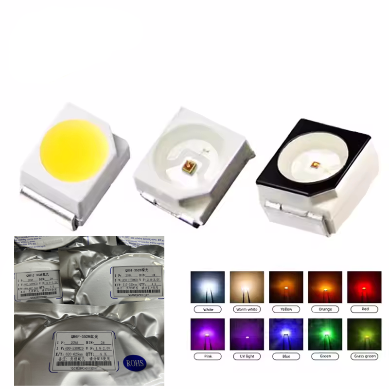 100 個/2000 個/ロット 3528 1210 ダイオ - Actinic Blue Led のレビューと価格
