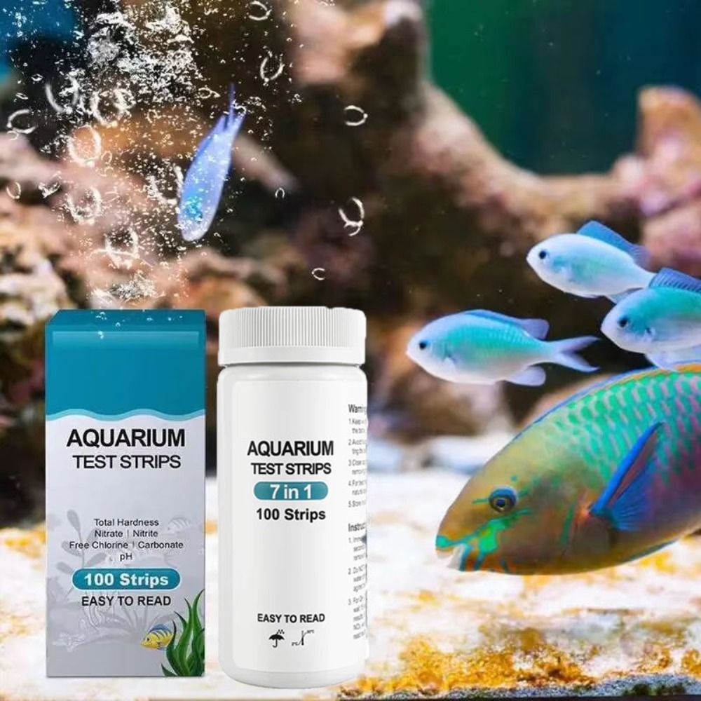 7 in 1 100個入り 水槽用試験紙 PH検出 亜硝酸塩 - Marine Aquarium Water Testing のレビューと価格