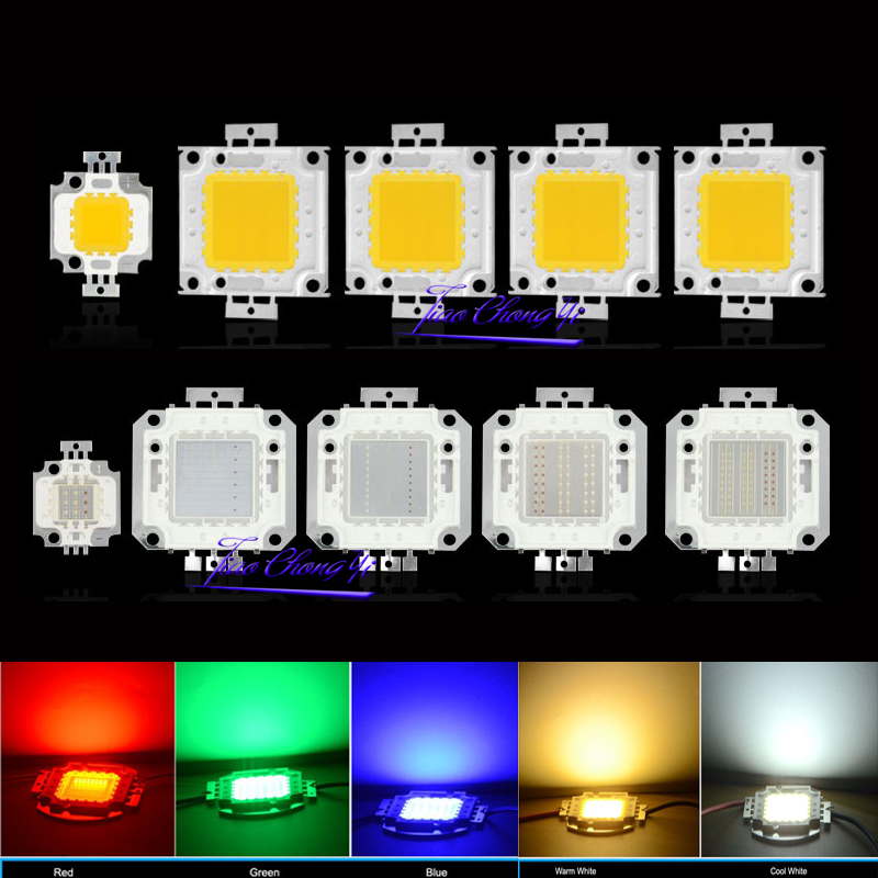 ハイパワーLED COBチップ 10W-100W LED投光 - Actinic Blue Led のレビューと価格