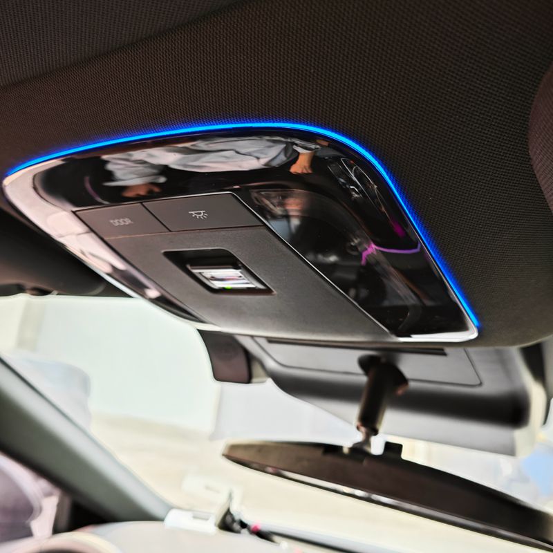 車用LEDルーフ読書灯 インテリア装飾ランプ 雰囲気照明 ア - Actinic Blue Led のレビューと価格